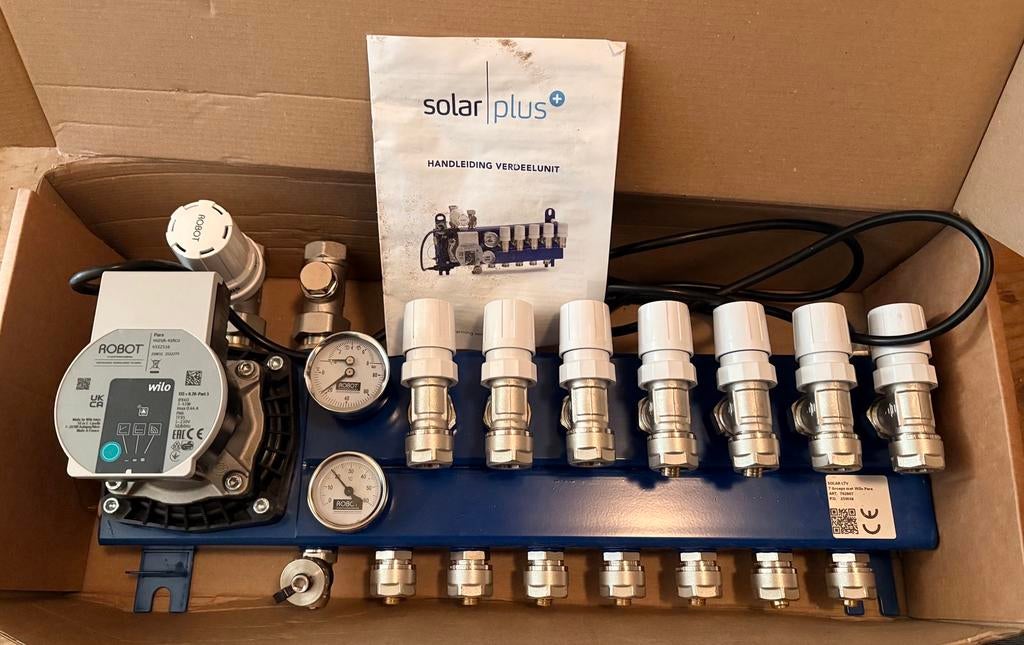 Robot Solar Plus LTV Vloerverdeler 7 groeps met Wilo pomp, Ophalen, Minder dan 30 cm, Overige typen, Nieuw