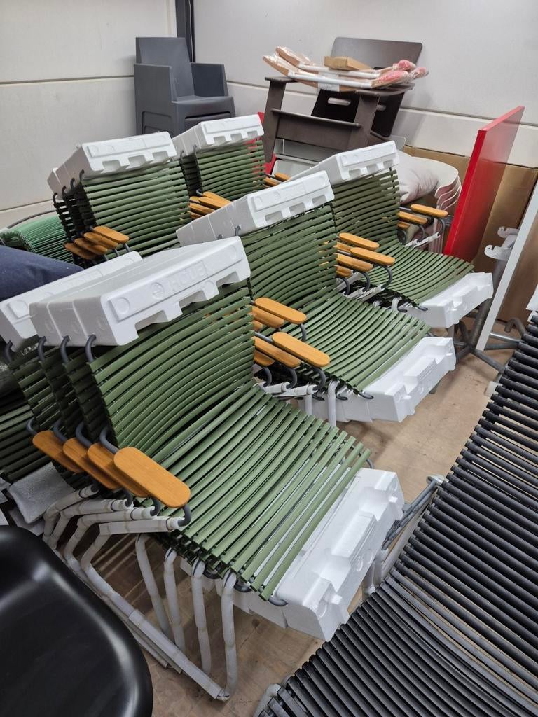 Houe click armstoelen wit en vele andere kleuren Prijs p/st, Tuin en Terras, Tuinstoelen, Nieuw, Ophalen