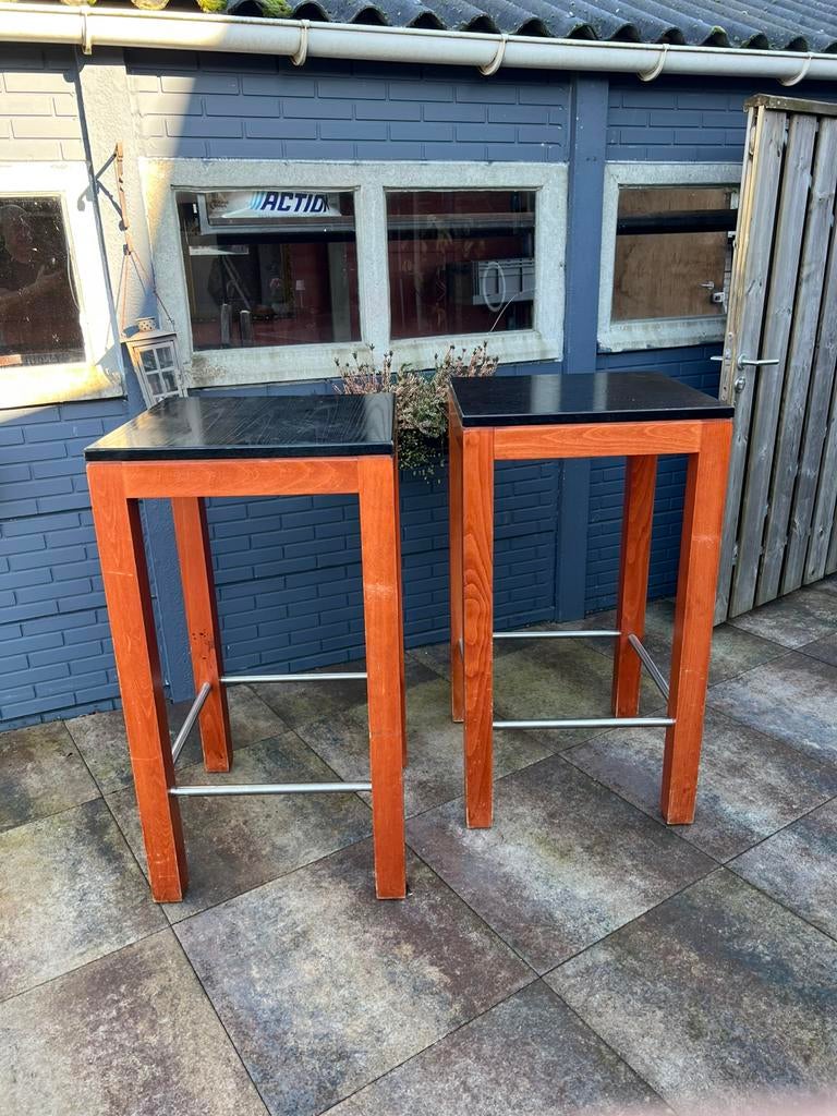 STATAFELS, 2 krukken, Ophalen of Verzenden, Zo goed als nieuw, 60 tot 90 cm