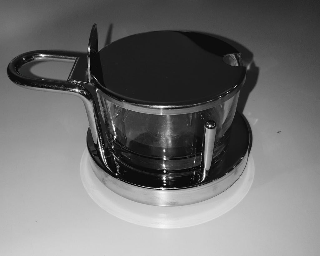 Alessi kaaspot/zoutpot/suikerpot, Ophalen, Zo goed als nieuw