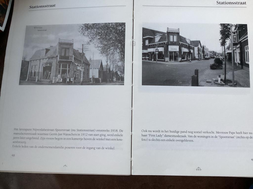Historische fotoos Wierden ca. 1918, Ophalen of Verzenden, 20e eeuw of later, Gelezen
