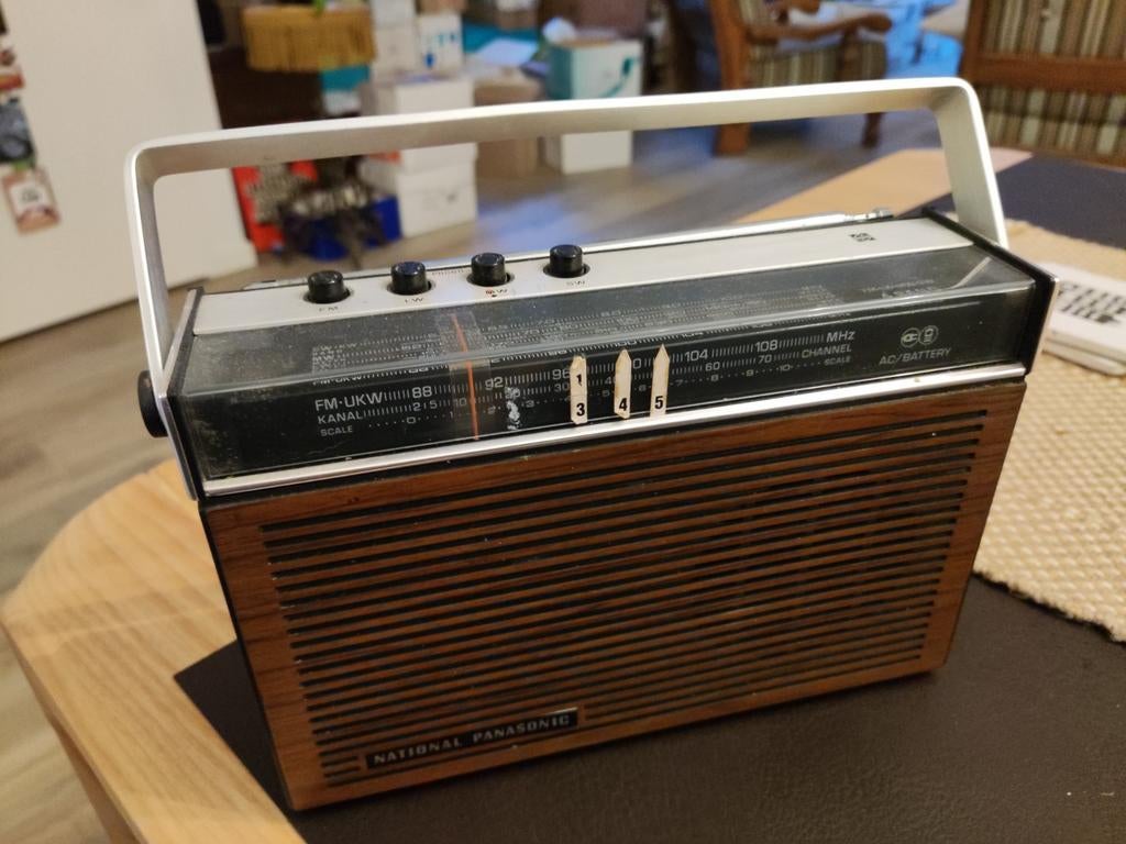 Transistor radio National Panasonic RF 909- LB, Audio, Tv en Foto, Radio's, Ophalen of Verzenden