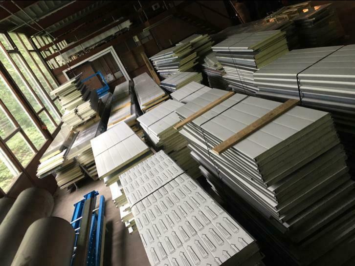 Partij handel sandwichpanelen A kwaliteit 40mm, Doe-het-zelf en Verbouw, Platen en Panelen, Ophalen, Zo goed als nieuw