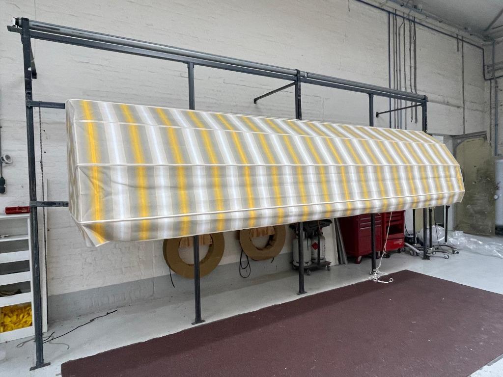 markies - markiezen  490 x 100 cm., Ophalen, 450 cm of meer, Nieuw, Markies