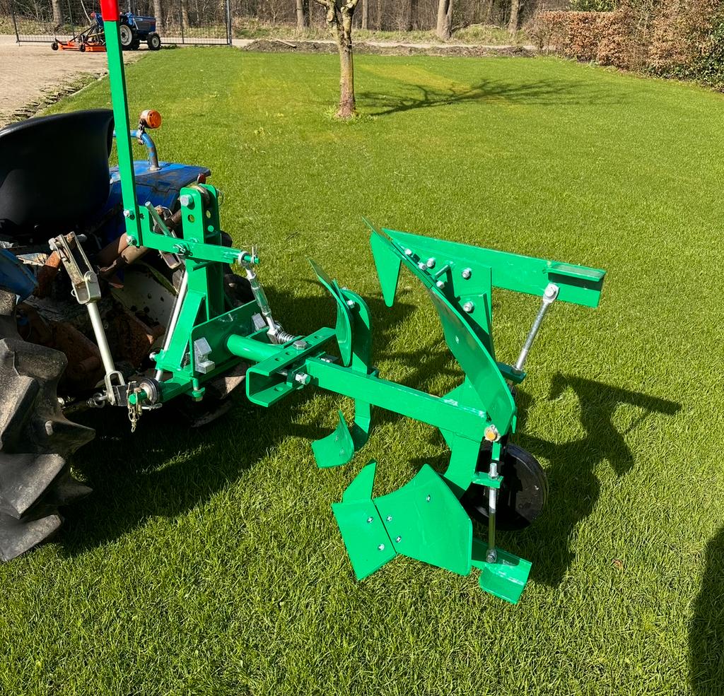 Wentelploeg minitractor, Ophalen, Akkerbouw, Grondbewerking