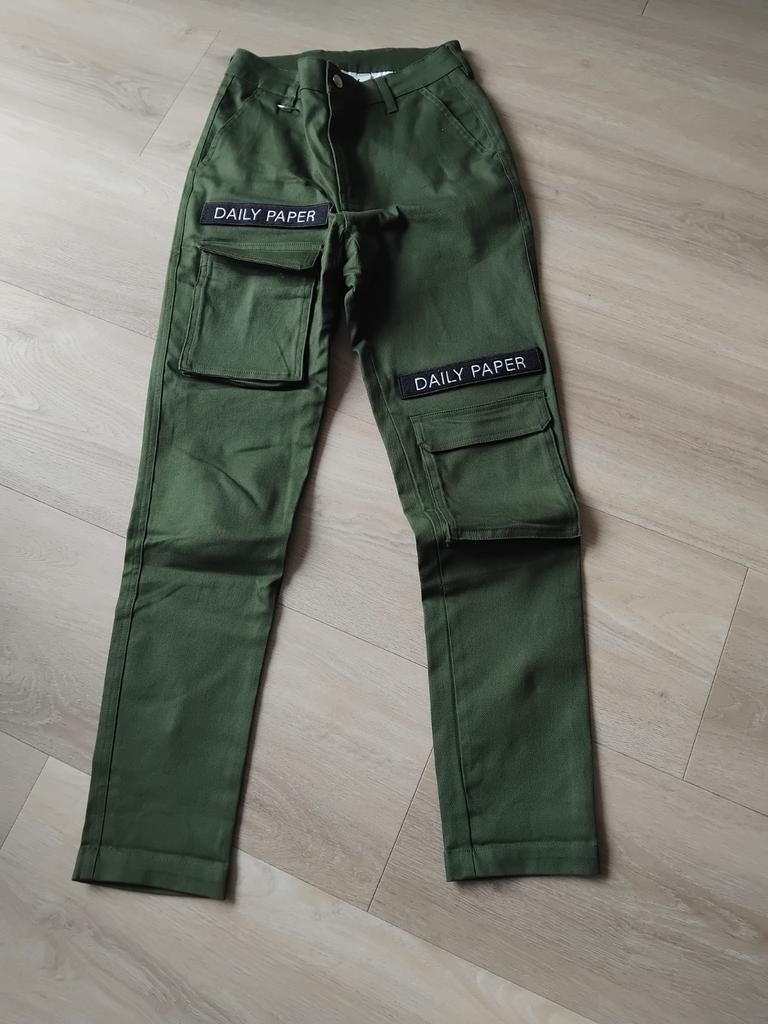 Daily Paper broek, zgan, Ophalen of Verzenden, Zo goed als nieuw, Daily Paper, Groen