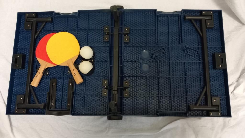 Mini ping pong tafel, Sport en Fitness, Tafeltennis, Ophalen of Verzenden, Zo goed als nieuw