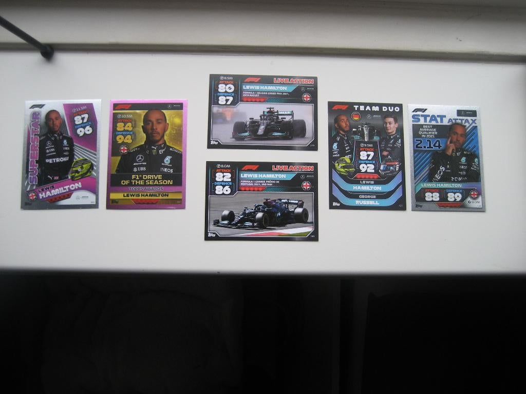 lewis hamilton plaatjes, Hobby en Vrije tijd, Stickers en Plaatjes, Ophalen of Verzenden, Zo goed als nieuw, Meerdere plaatjes
