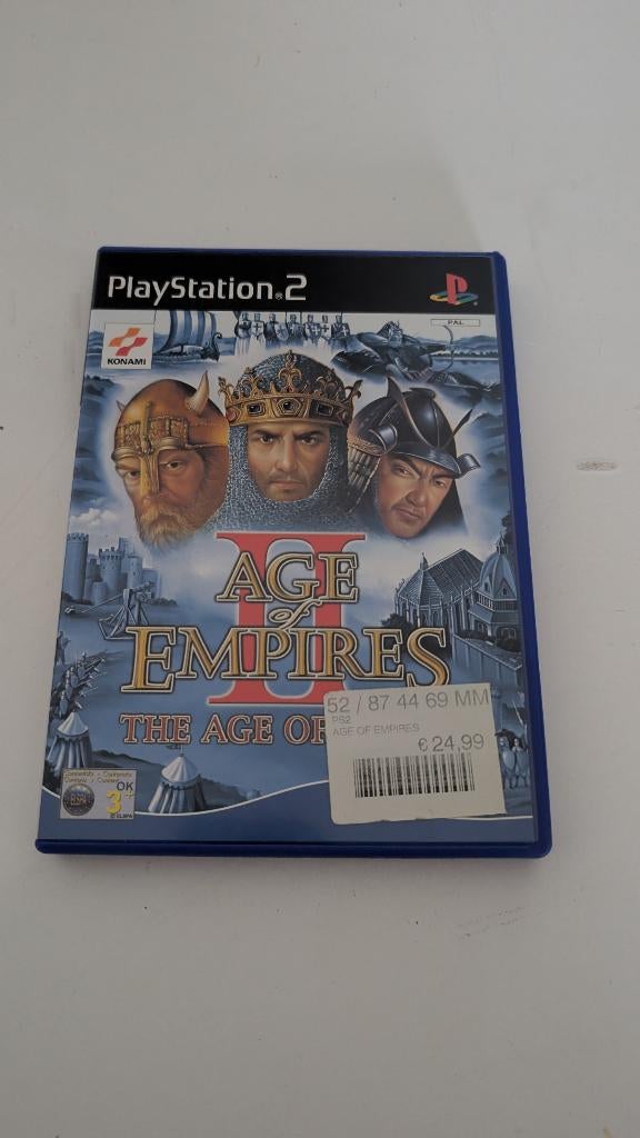 PS2 Age of Empires II, Spelcomputers en Games, Gebruikt, 1 speler, Ophalen of Verzenden, Strategie en Constructie
