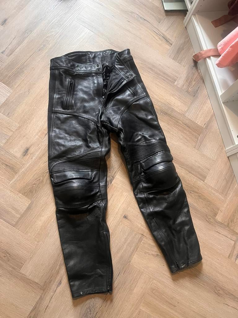 Jopa maat 34 Leren motor broek, Ophalen, Tweedehands, Broek | leer