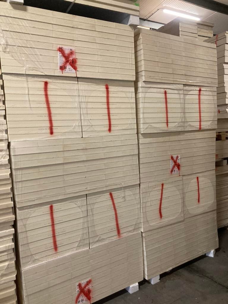 Pir isolatie 60 x 120 cm - Outlet 30/50/60/70/80/90/100/120, Doe-het-zelf en Verbouw, Isolatie en Afdichting, Ophalen, 12 cm of meer
