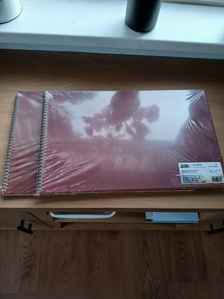 2 stuks tabellarische kasboeken, Ophalen of Verzenden, Rechthoekig, Minder dan 50 cm