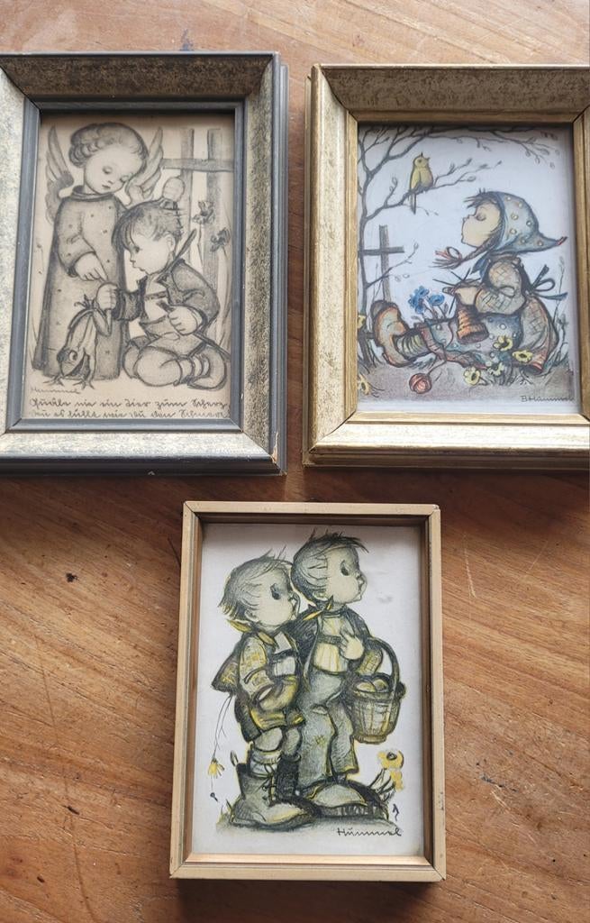 Hummel Kinderen schilderijtjes, Ophalen of Verzenden