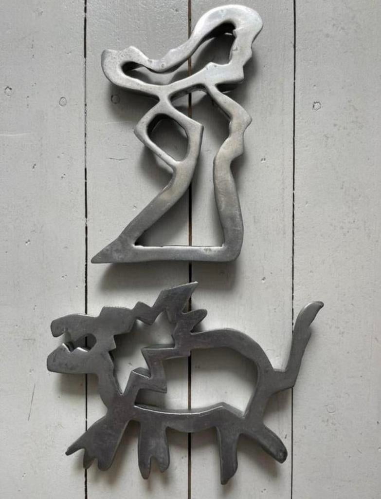 Teun Kees Onderzetter Aluminum Vintage Leeuw, Glas of Kopje, Ophalen of Verzenden, Zo goed als nieuw, X