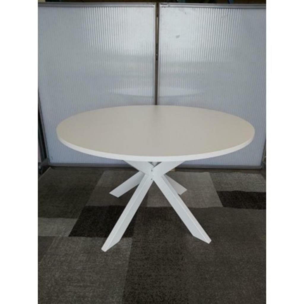Nieuwe eetkamertafel / vergadertafel 120 / 150 / 160 cm rond, 150 tot 200 cm, Rond, Nieuw, Ophalen of Verzenden