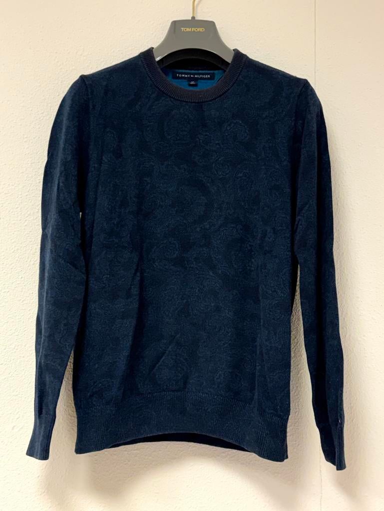 Tommy Hilfiger trui maat S blauw, Kleding | Heren, Ophalen of Verzenden, Gedragen, Maat 46 (S) of kleiner, Blauw