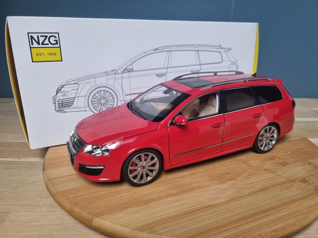 NZG Volkswagen Passat R36 Tornado Red 1:18 Nieuw in doos!, Overige merken, R, Auto, Nieuw