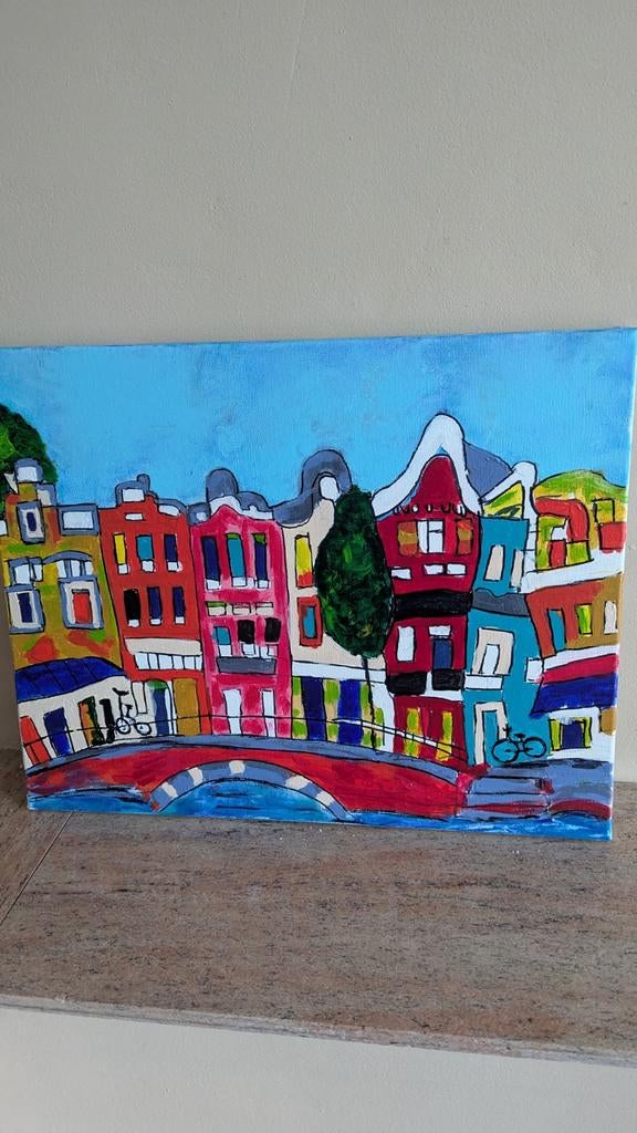 Amsterdamse grachten, Antiek en Kunst, Ophalen of Verzenden