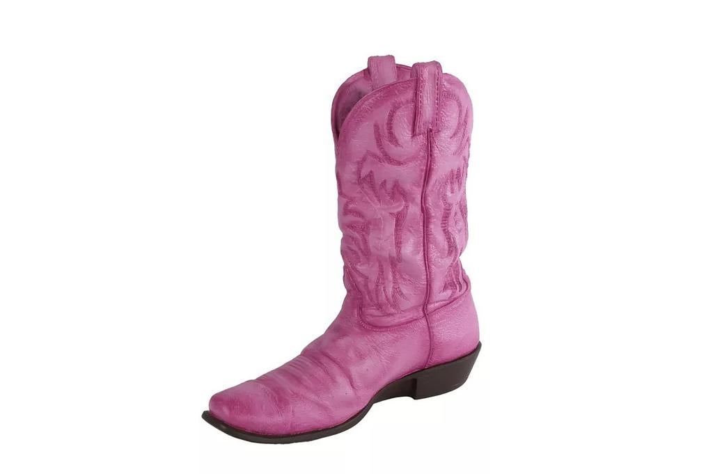 Roze Cowboylaars Vaas - Unieke Decoratie voor Droogbloemen, Huis en Inrichting, Woonaccessoires | Vazen, Helene Livingstyle, Kunststof
