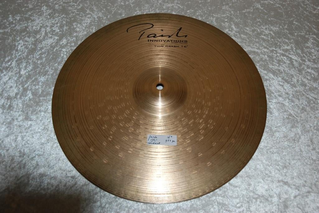 Paiste Innovations thin crash 952gr  16 inch  <26260108>, Gebruikt, ., Drums of Percussie, Ophalen of Verzenden