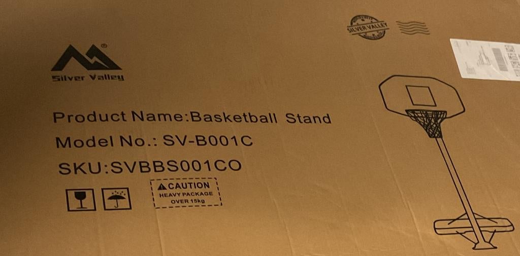 Basketbalpaal, Ophalen, Zo goed als nieuw, Ring, Bord of Paal