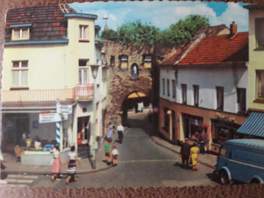 ansichtkaart Valkenburg jaren 50 - Renault Goelette, Ophalen of Verzenden, 1940 tot 1960, Ongelopen, Limburg