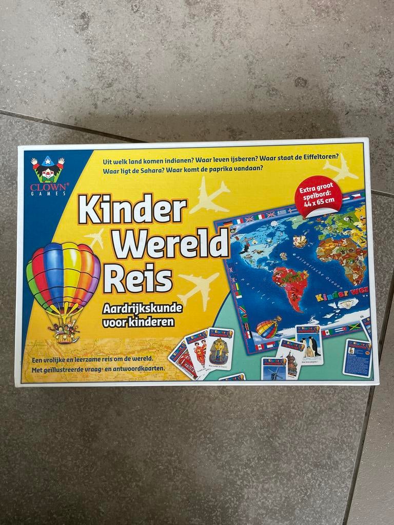 Kinder Wereld Reis - Zo goed als nieuw!, Een of twee spelers, Ophalen, Zo goed als nieuw, Reisspel