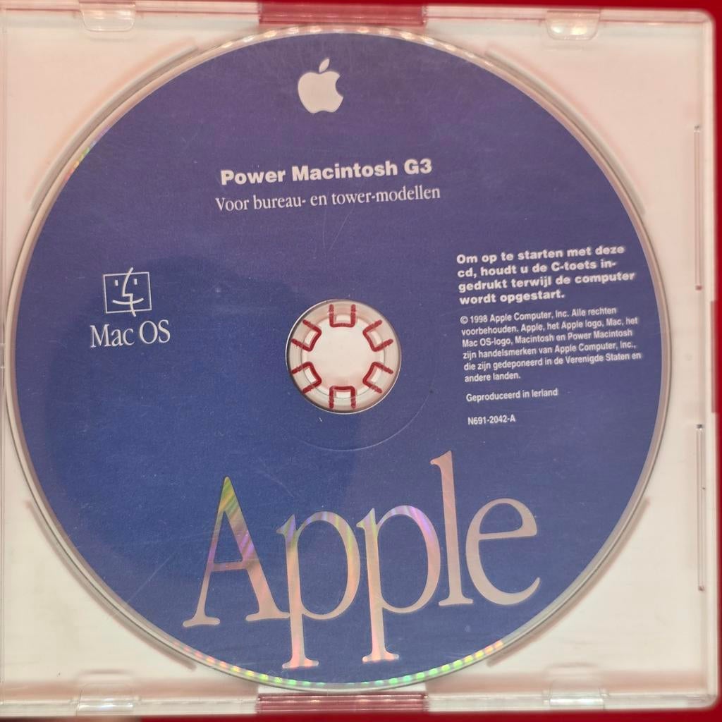 Power Macintosh G3 Installatie CD, Ophalen of Verzenden, Gebruikt, MacOS