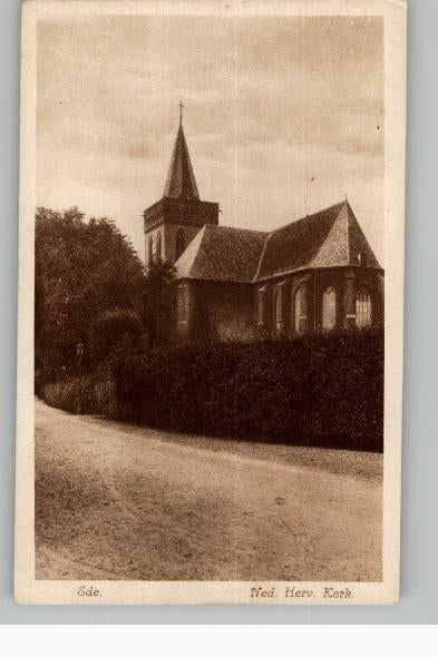 Ede Ned Herv Kerk, Verzamelen, Ansichtkaarten | Nederland, Ongelopen, Gelderland, 1920 tot 1940, Ophalen of Verzenden