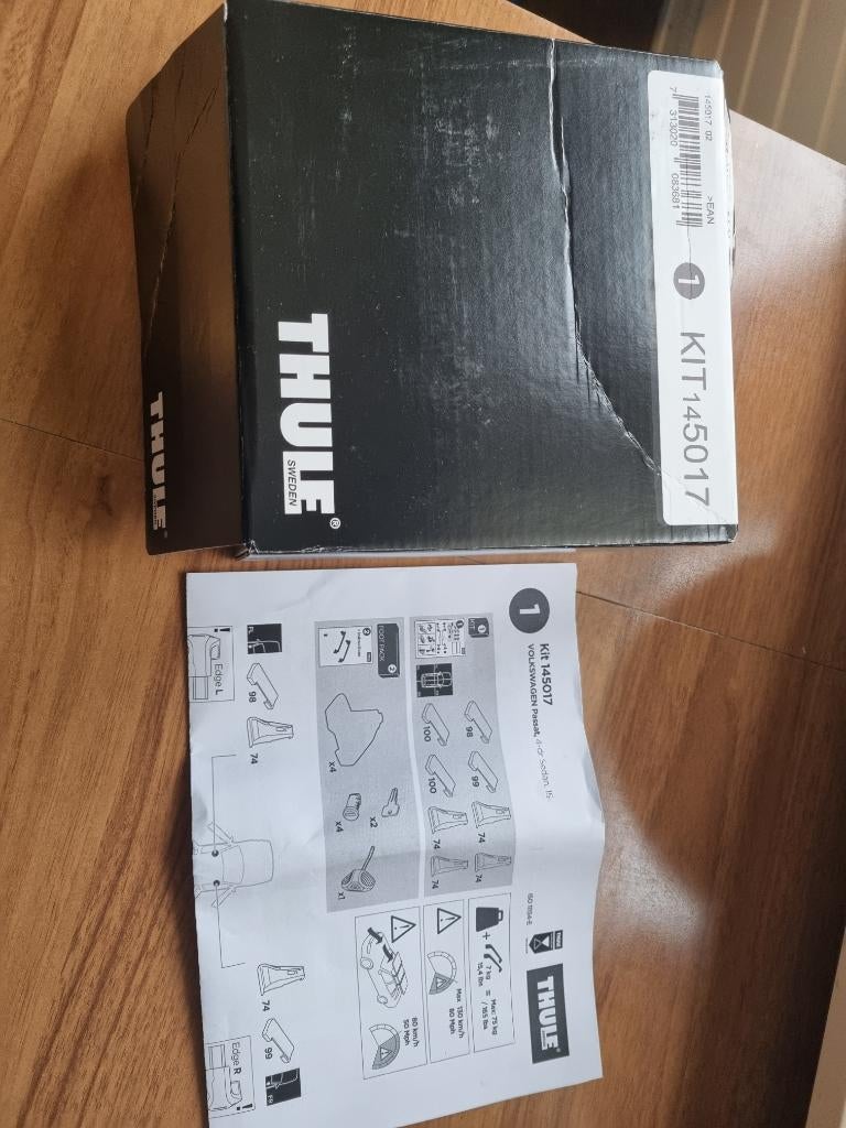 Thule kitset 145017, Auto diversen, Dakdragers, Ophalen of Verzenden, Zo goed als nieuw