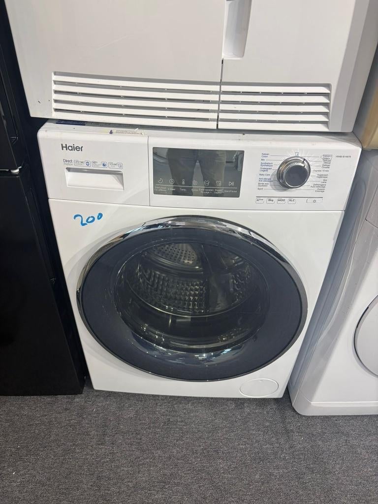 Haier wasmachine - schoon - garantie, Gebruikt, Ophalen of Verzenden, Voorlader, 85 tot 90 cm