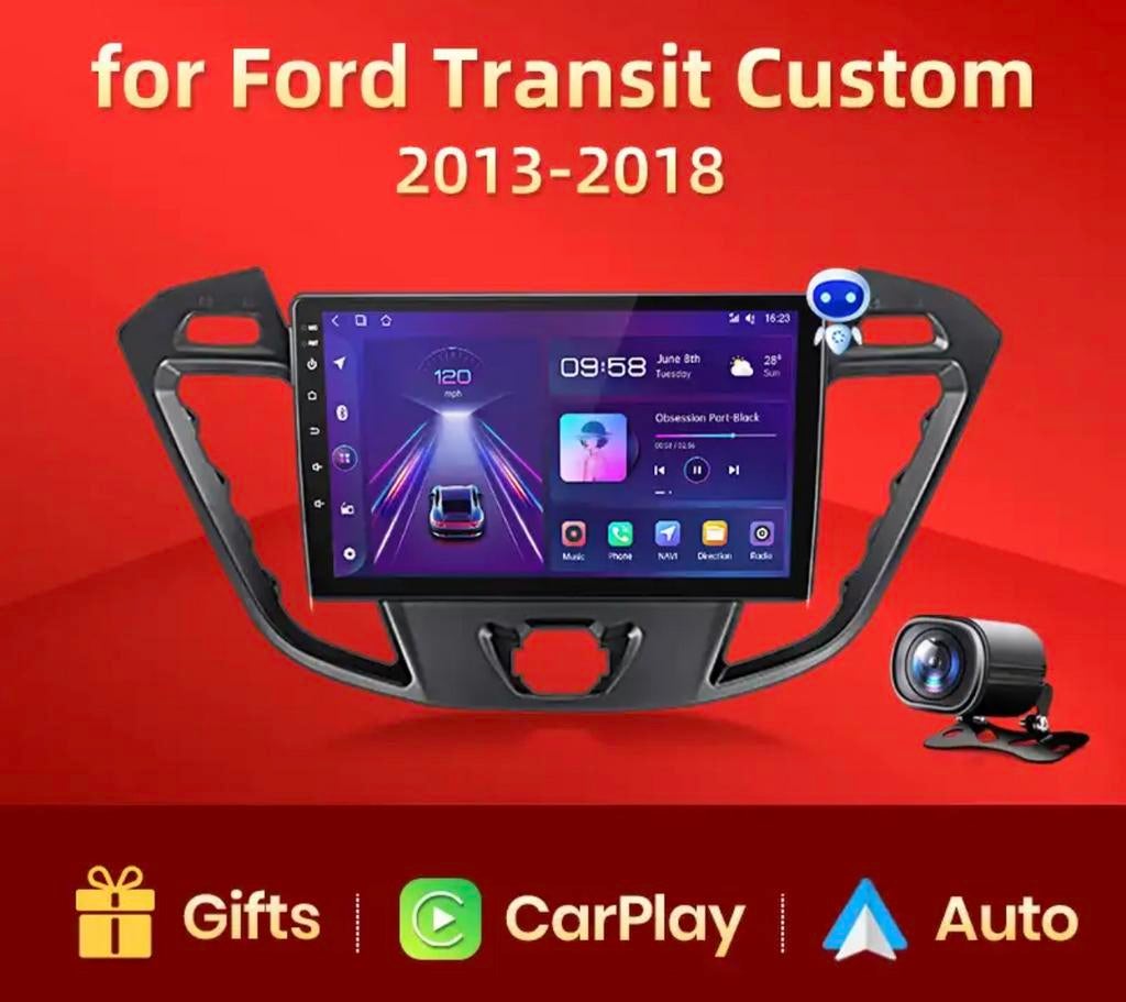 Android Navgatie Ford Transit Custom mando C max Ecosport, Ophalen of Verzenden, Nieuw