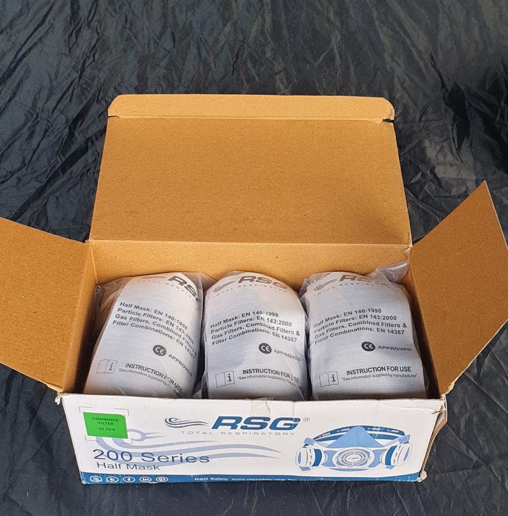9 Sets A1P3 Filter cartridge RSG 200 Series, Doe-het-zelf en Verbouw, Adembescherming, Ophalen of Verzenden, Nieuw, Halfgelaatsmaskers