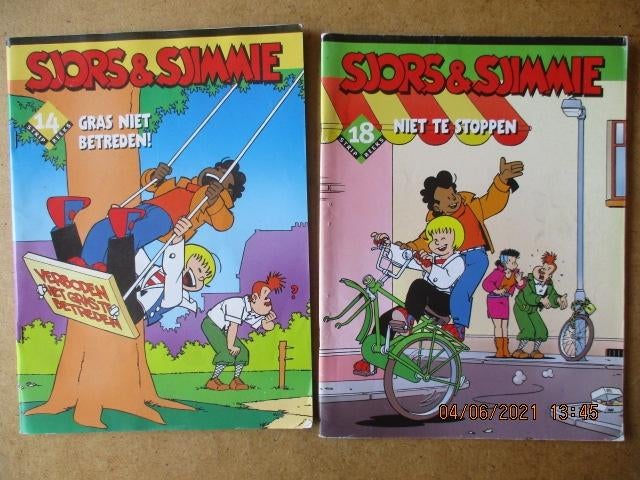 adv4057 sjors en sjimmie strip reeks, Eén stripboek, Ophalen, Gelezen