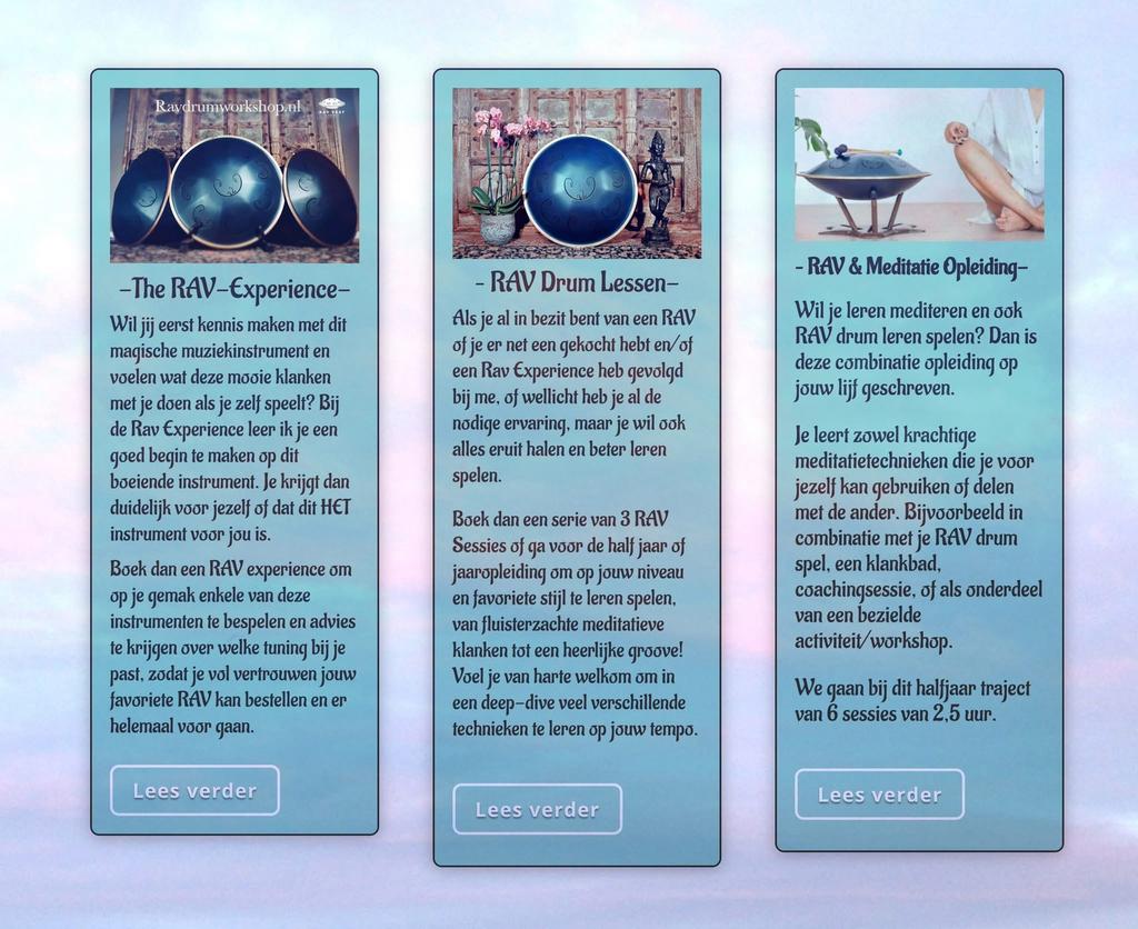 RAV Vast Drum & Meditatie halfjaar opleiding, Muziek en Instrumenten, Percussie, Ophalen, Nieuw, Melodische percussie