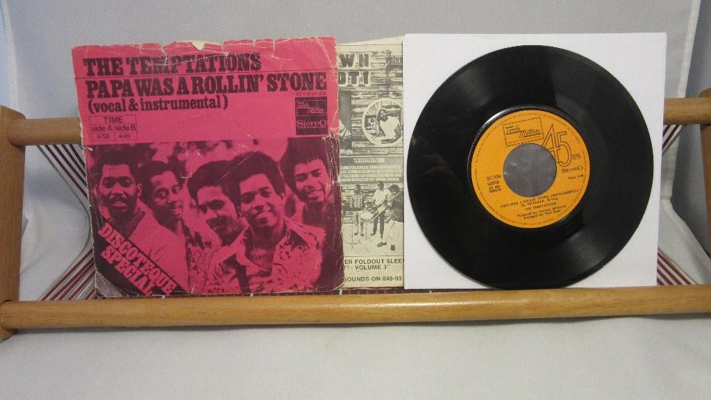 The Temptations - Papa Was A Rollin' Stone (Single 7"), Cd's en Dvd's, Vinyl Singles, Ophalen of Verzenden, Gebruikt, Pop