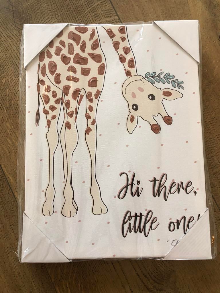 Schilderij Childhome giraffe mama NIEUW, Ophalen of Verzenden, Nieuw, Wanddecoratie
