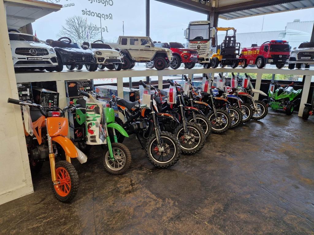 KXD PRO ELEKTRISCHE QUAD KINDERQUAD CROSS MINIBIKE DIRTBIKE, 125 cc, 11 kW of minder, 1 cilinder