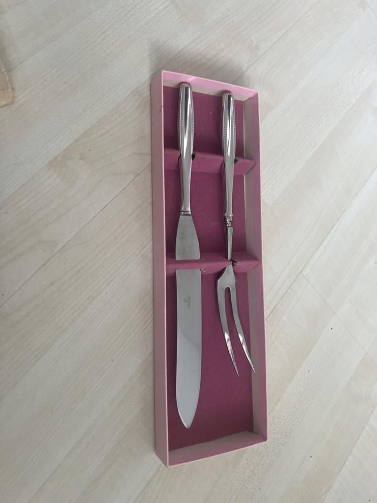 Vleesmes en vleesvork. Sola elite Nieuw, Huis en Inrichting, Keuken | Bestek, Ophalen, Nieuw, Rvs of Chroom