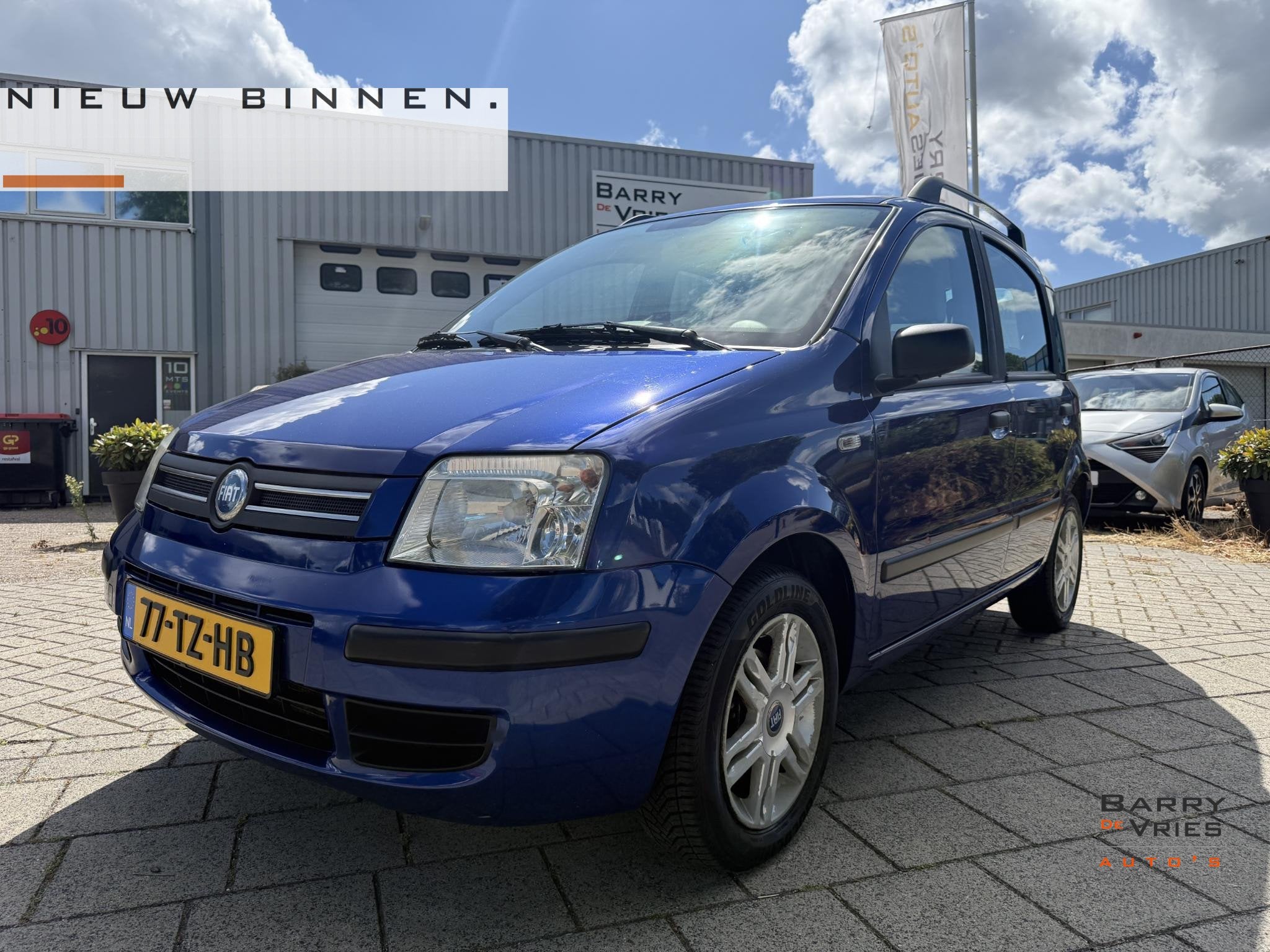Fiat Panda 1.2 Emotion | Trekhaak | Nieuwe apk | Climate Con, Auto's, Voorwielaandrijving, Automatische klimaatregeling, Stof