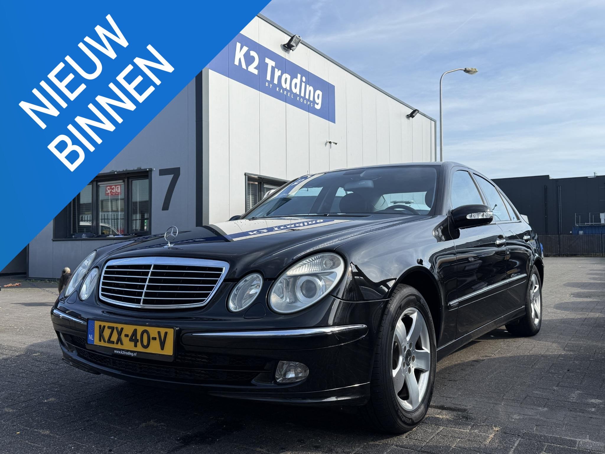 Mercedes-Benz E-klasse 320 CDI Avantgarde OM648 MOTOR, 1e LA, Auto's, Automaat, Achterwielaandrijving, Gebruikt, Zwart