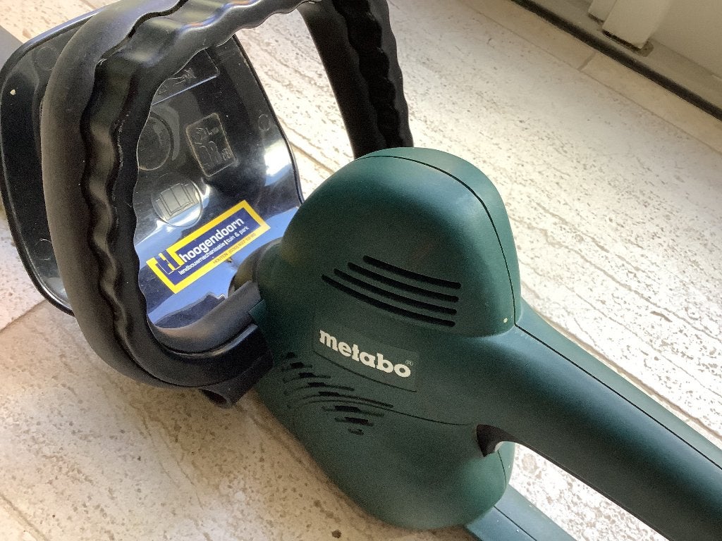Metabo heggenschaar, Ophalen of Verzenden, Gebruikt, Elektrisch
