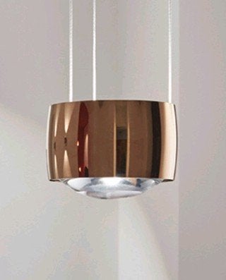 Occhio Sento roségoud | Design hanglamp | Nieuw € 2.135, Huis en Inrichting, Ophalen, Overige fittingen, Zo goed als nieuw, Glas