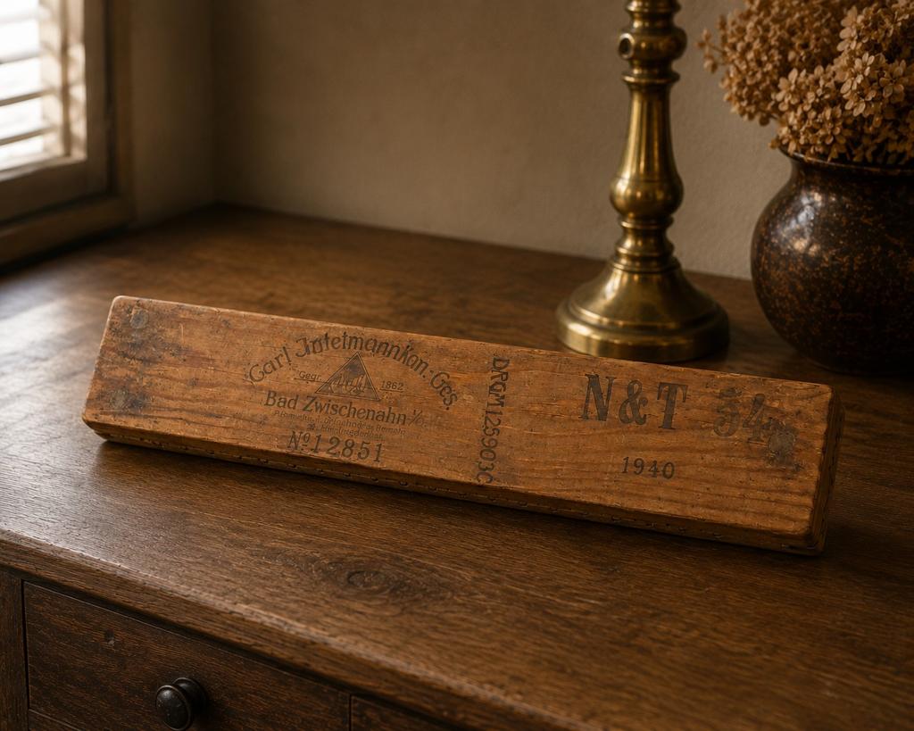 Antieke houten sigarenmal / sigarenpers - N&T 54 - 1940, Ophalen of Verzenden