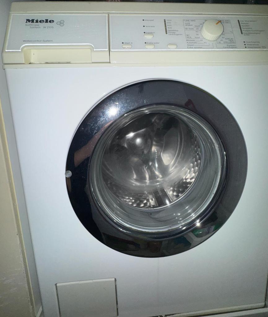 Miele softcare system w2105, Witgoed en Apparatuur, Wasmachines, 85 tot 90 cm, 1200 tot 1600 toeren, Ophalen