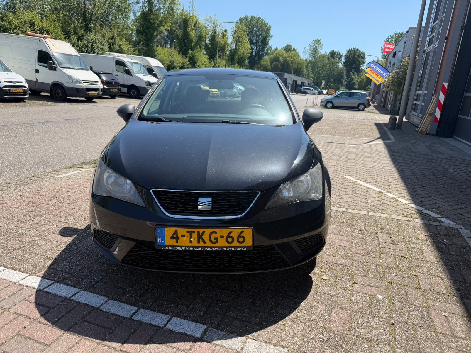 Seat Ibiza 1.2tsi 66KW 5DRS 2014 Zwart apk airco nap netjes, Auto's, Voorwielaandrijving, 40 €/maand, 990 kg, Origineel Nederlands
