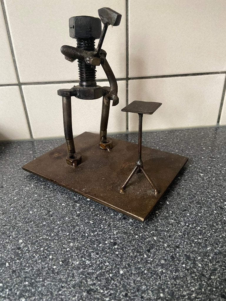 Boutenmannetje, Ophalen of Verzenden, Zo goed als nieuw, Metaal