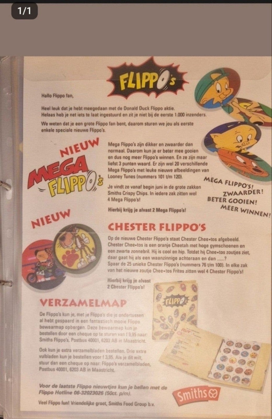 Gezocht! Smiths Flippo Flyer, Ophalen of Verzenden, Verzameling