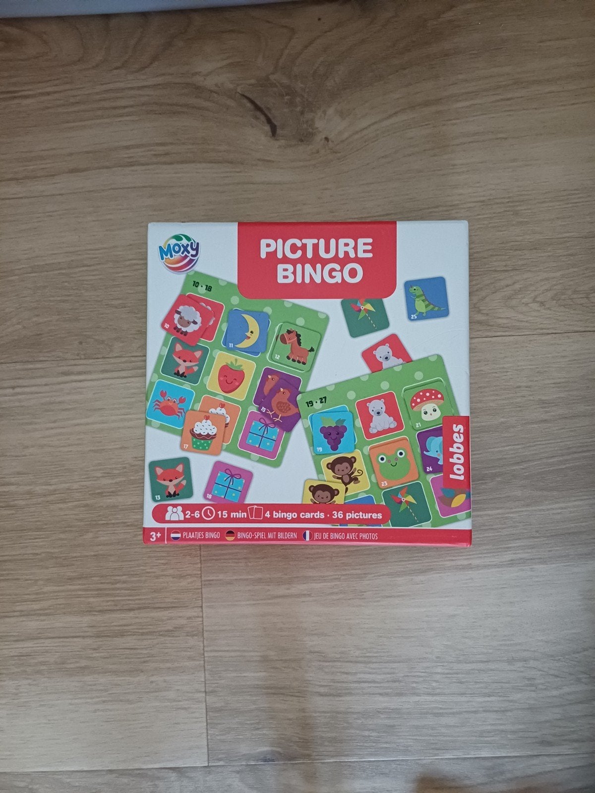 Picture Bingo - Educatief Spel voor Kinderen, Een of twee spelers, Ophalen of Verzenden, Zo goed als nieuw, Moxy