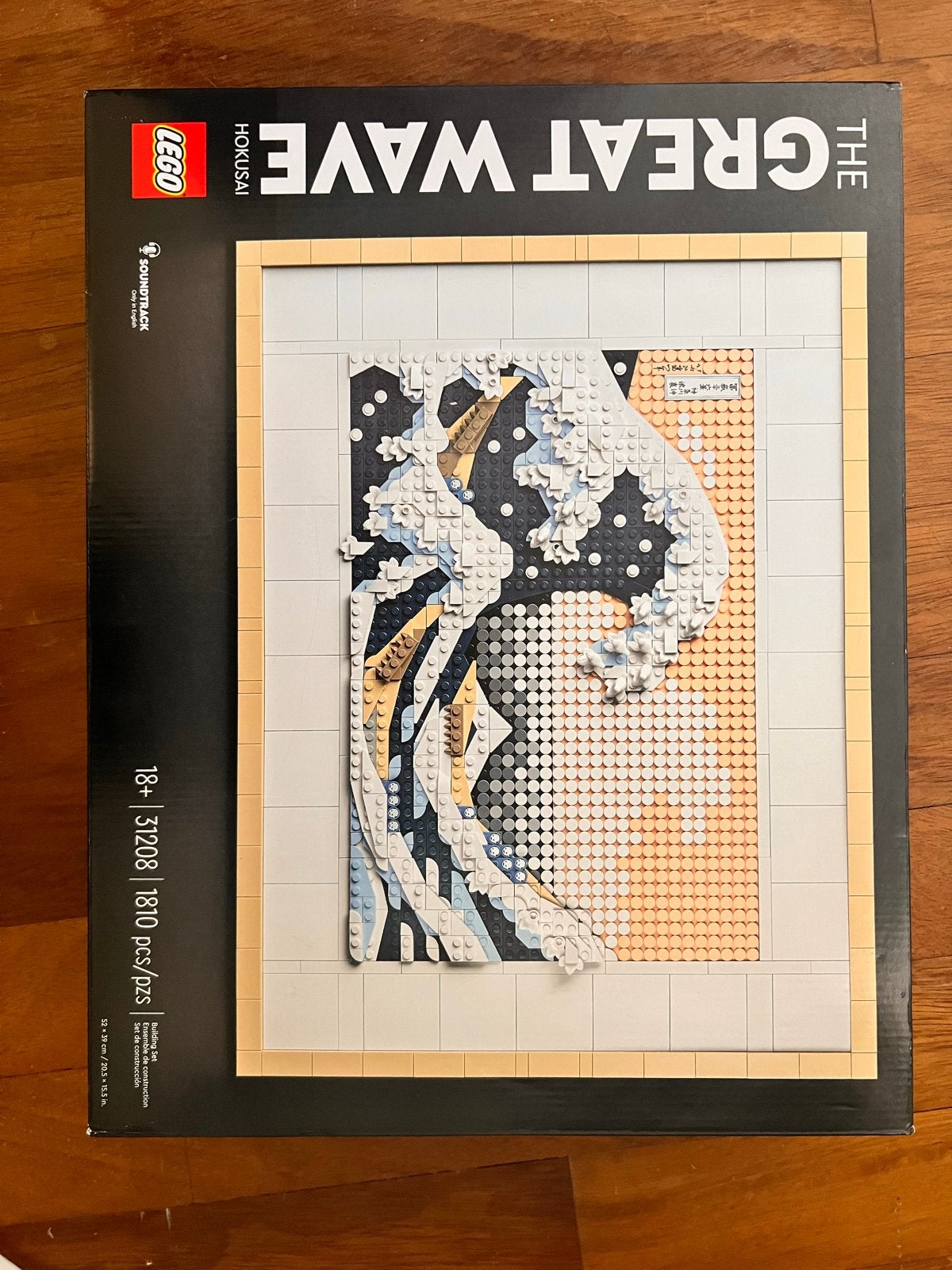 LEGO Art Hokusai: De Grote Golf (31208) - Nieuw in doos, Ophalen, Nieuw, Overige merken